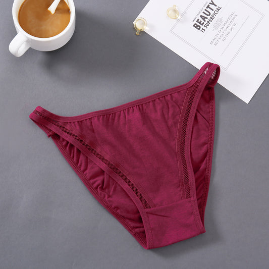 Solid color female briefs