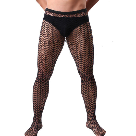 Men's Transparent Ultra-thin One Piece Stockings