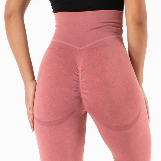 Hips Running Training Seamless High-Waisted Abdomen Sports Yoga Pants
