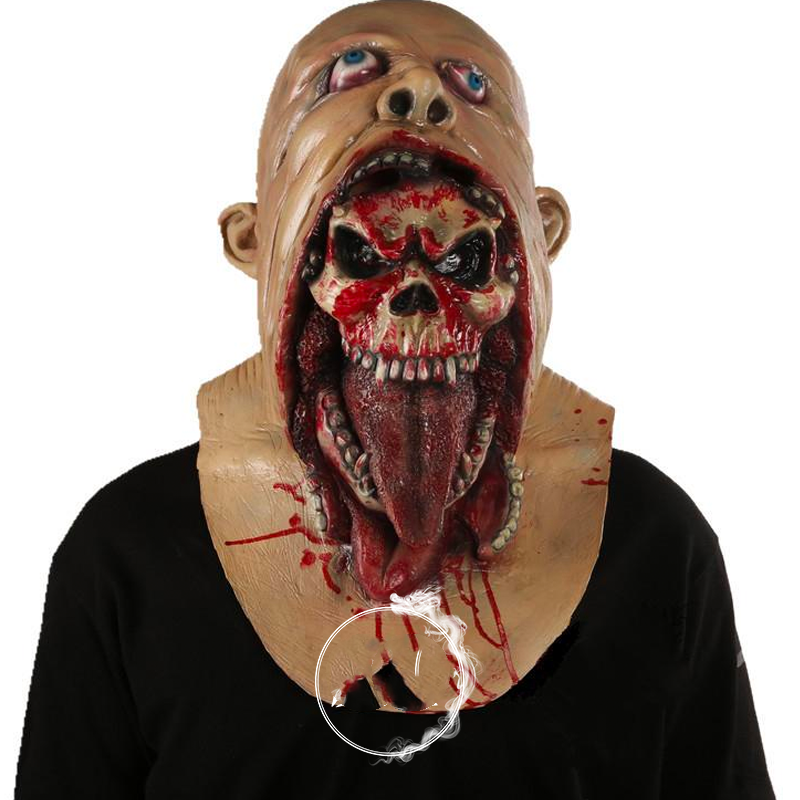 Compatible with Apple, Horror Skeleton Demon Grimace Zombie Mask