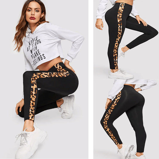 Spring and summer sports stretch leggings
